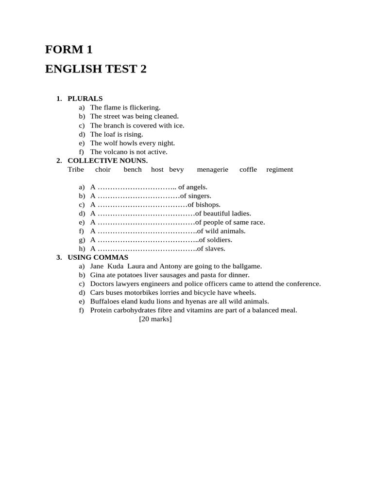 FORM 1 | PDF