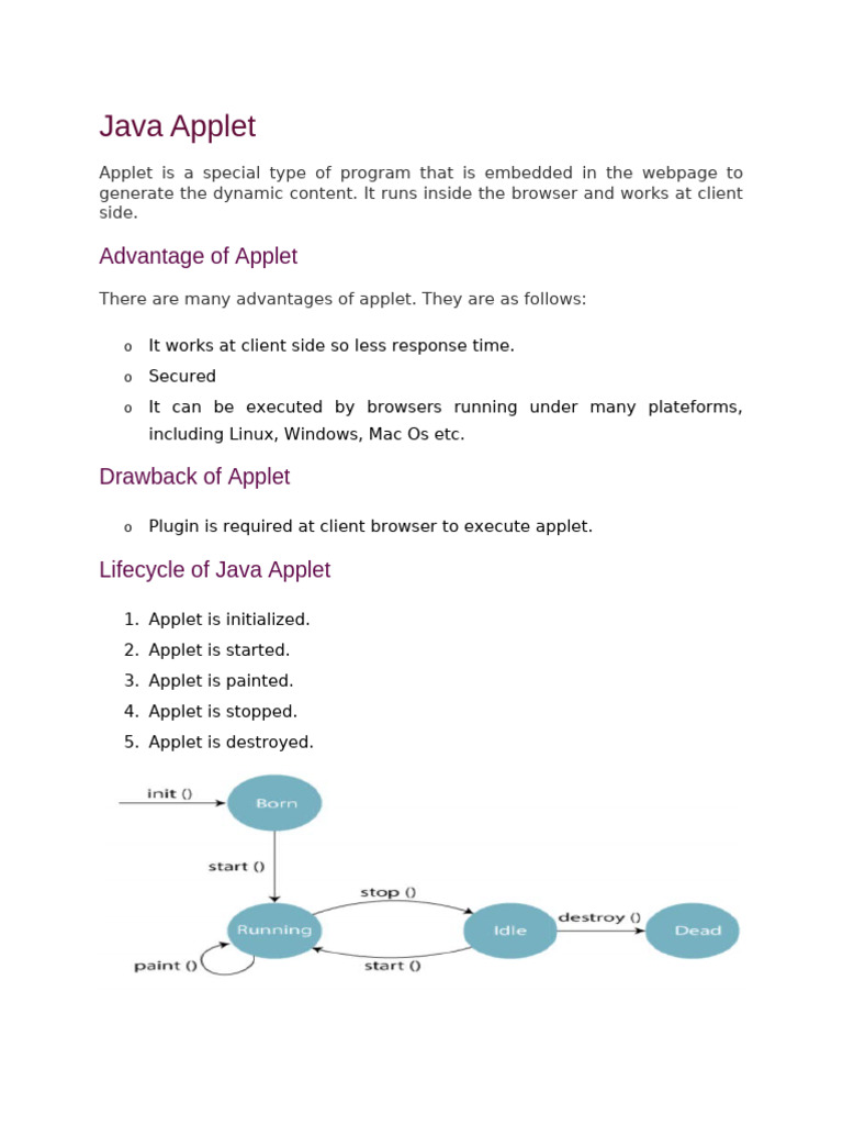 Java Applets and AWT | PDF | Typefaces | Window (Computing)