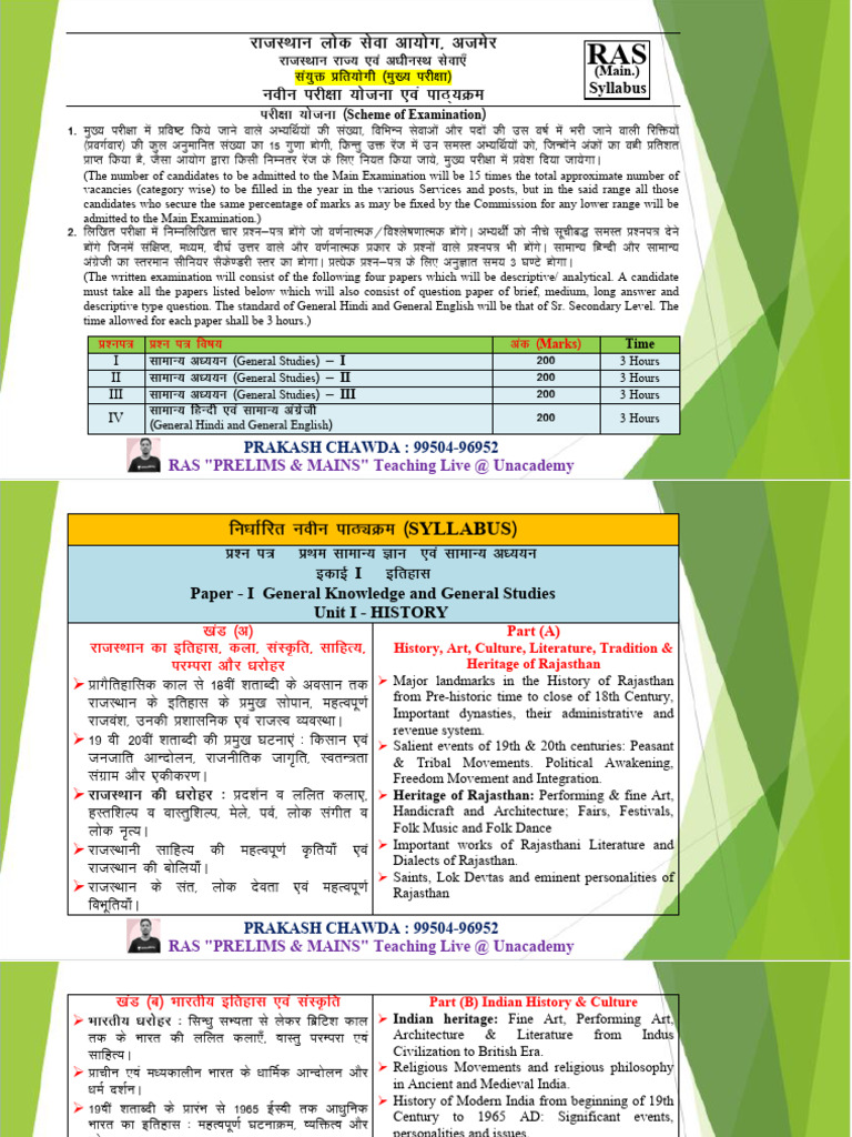 RAS MAINS SYLLABUS With name | PDF | Infection | Earth Sciences