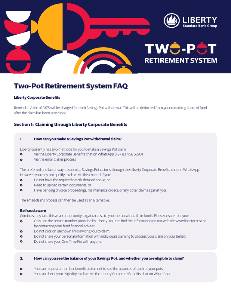 Two Pot Retirement System Faq | PDF