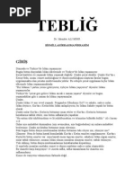 Tebliğ- İmam İskender Ali Mihr