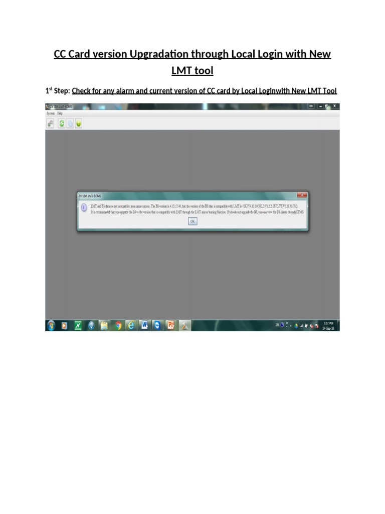 CC Card Version Upgradation | PDF | Software | Computing