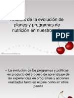 Análisis de La Evolución de Planes y Programas