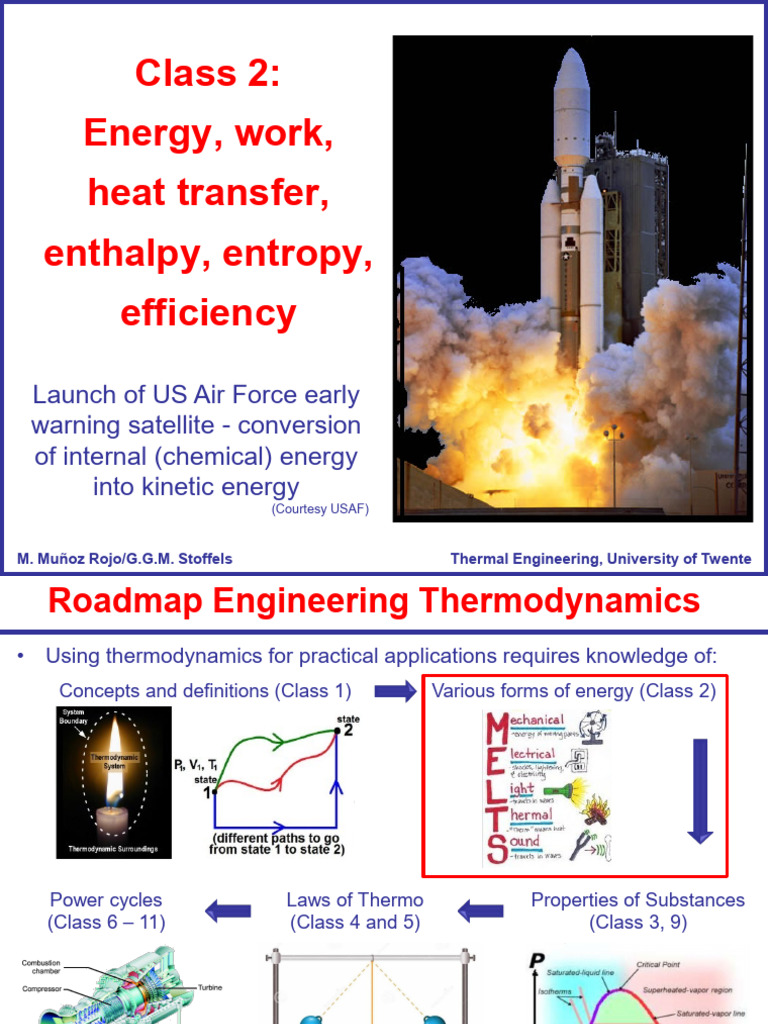 Class 2 ET Energy 2020-2021 Extra-Info | PDF | Heat | Enthalpy
