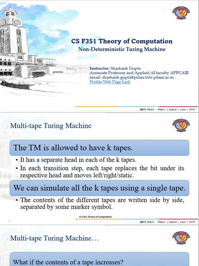 Variants of Turing Machine | PDF | Combinatorics | Theory Of Computation