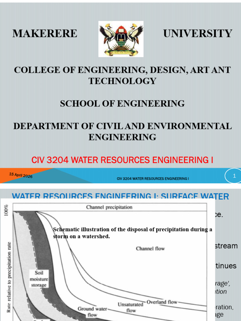Lecture RR | PDF | Drainage Basin | Surface Runoff
