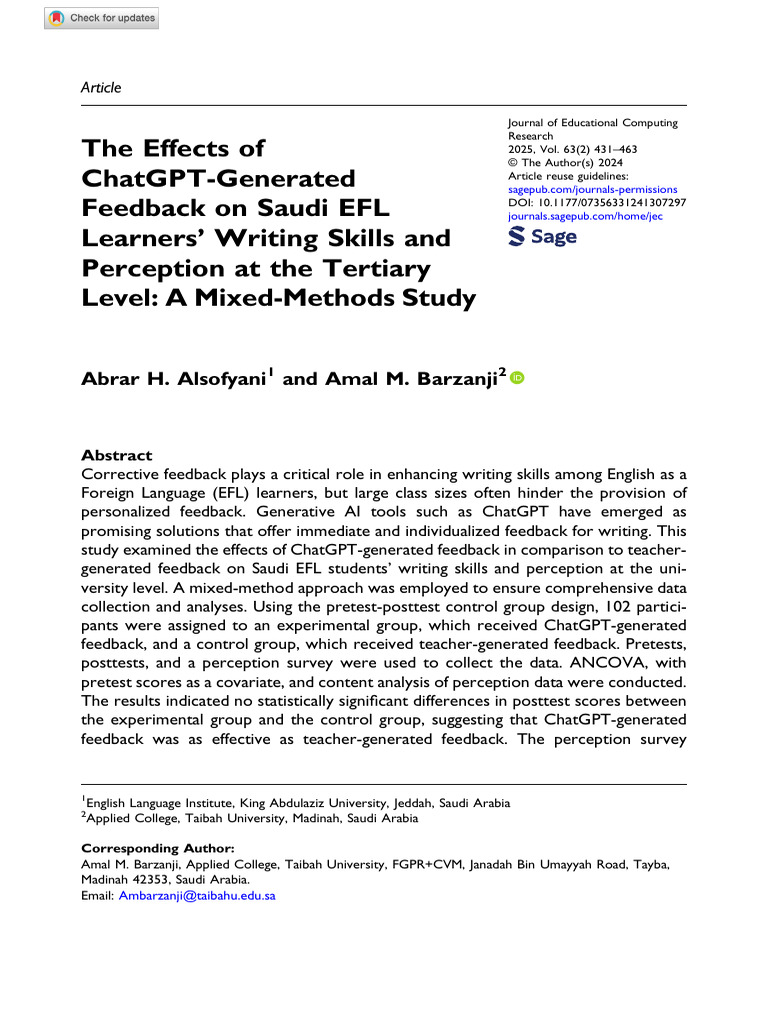R100_The Effects of ChatGPT-Generated Feedback on Saudi EFL Learners ...