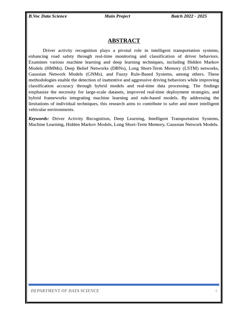 Main Project Format | PDF | Deep Learning | Fuzzy Logic