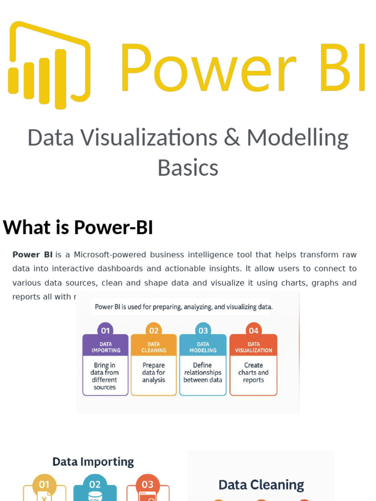 PowerBI Basics | PDF | Chart | Pie Chart