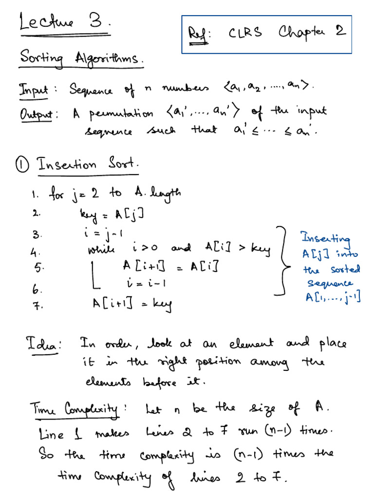 Lecture 3 | PDF | Algorithms And Data Structures | Computer Programming