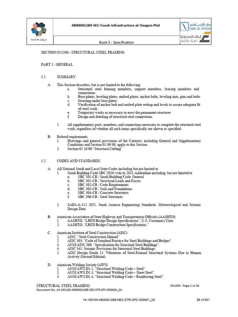 Specs | PDF | Screw | Structural Steel