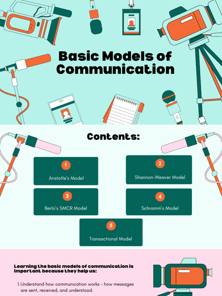 Basic Models of Communication and Theories 1 | PDF | Communication ...