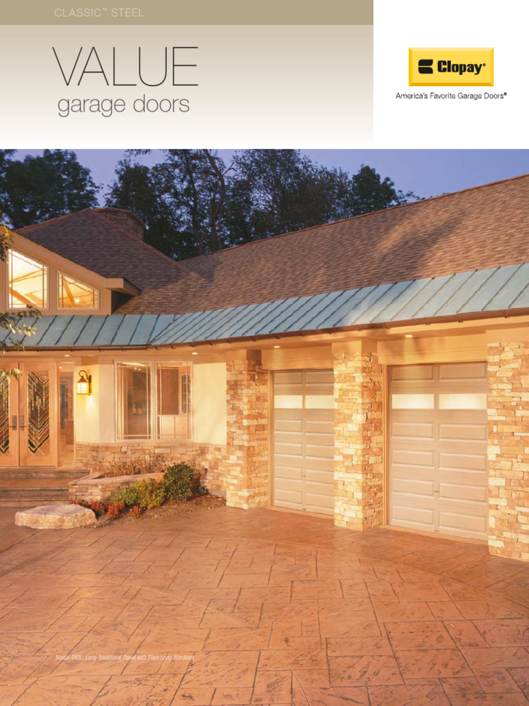 Clopay Value Catalog | PDF | Paint | Door