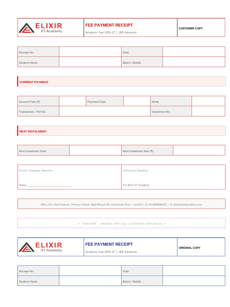 Elixir Invoice Word Final | PDF | Receipt | Business Documents