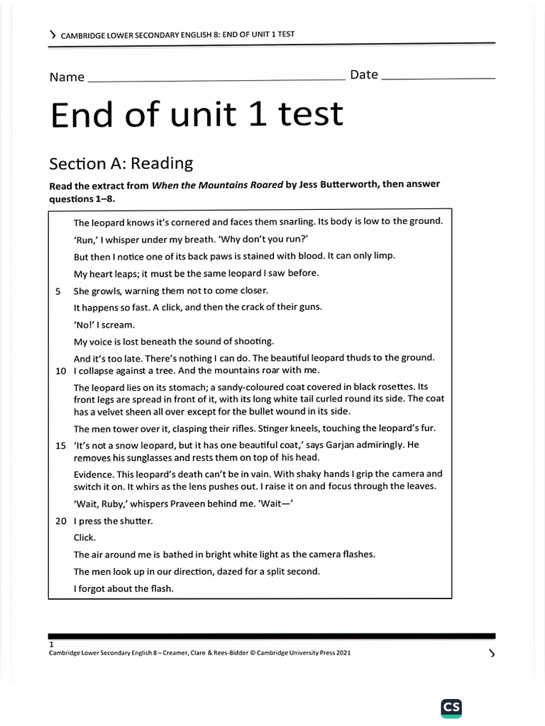 Unit 1 Practice Sheet | PDF