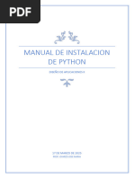Instalación de Python y IDLE paso a paso | PDF | Python (lenguaje de ...