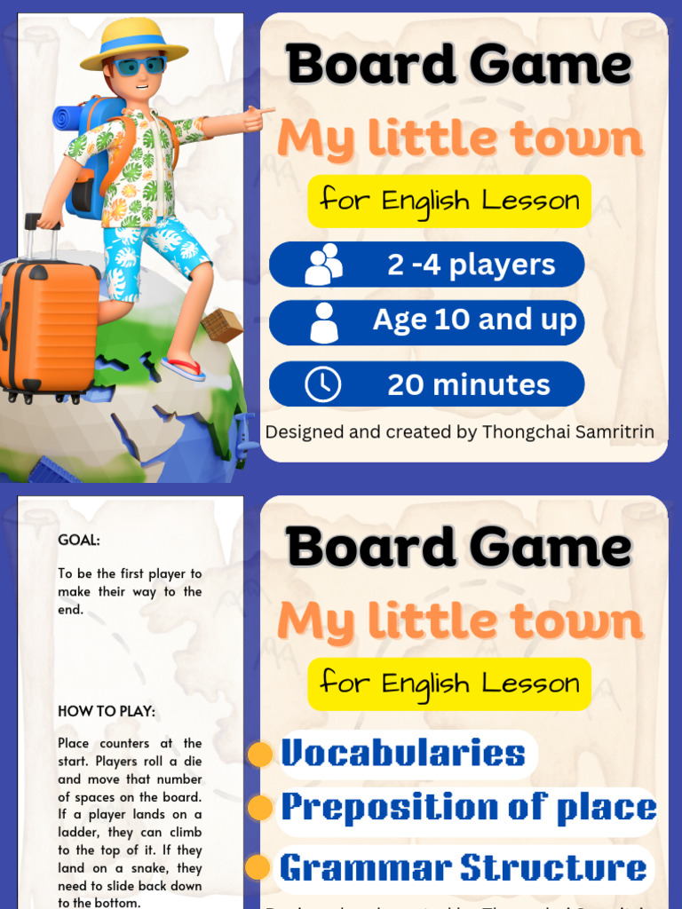Board Game - My Little Town | PDF