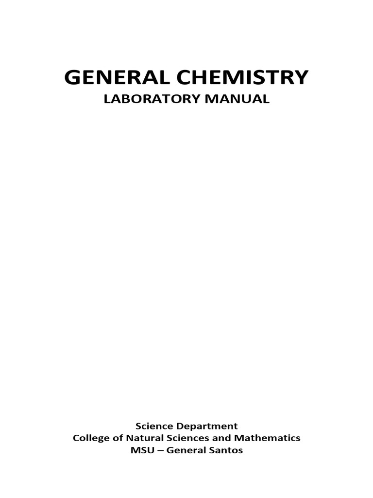 Chemistry Lab | PDF | Volume | Laboratories