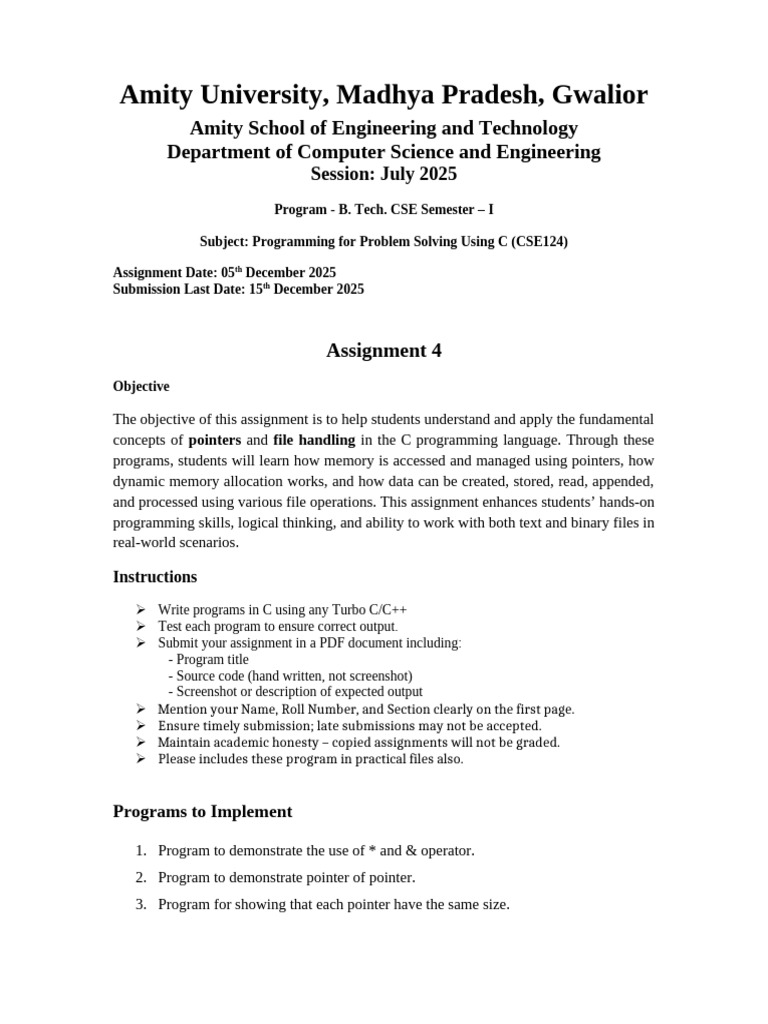 Practical File Assignment Dated 05 Dec 2025 | PDF