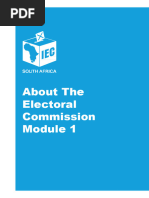 IEC Values and Electoral Excellence | PDF | Governance | Elections
