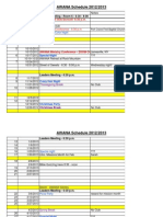 AWANA Schedule 2012/2013: Week # Date Event Notes
