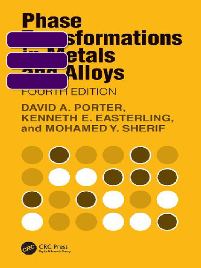 Phase Transformations in Metals and Alloys 4th Edition by David A ...