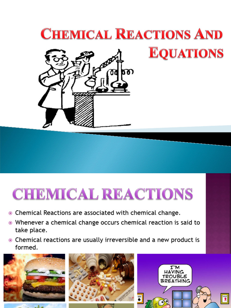 Class X Chapter 1 Chemical Equation- Part-1 | PDF | Chemical Reactions ...