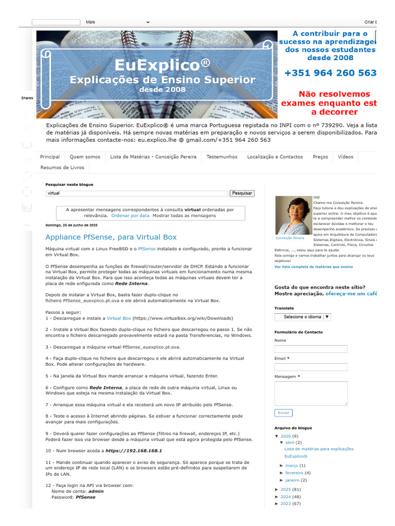 Eu Explico - Explicações de Ensino Superior - Resultados Da Pesquisa ...
