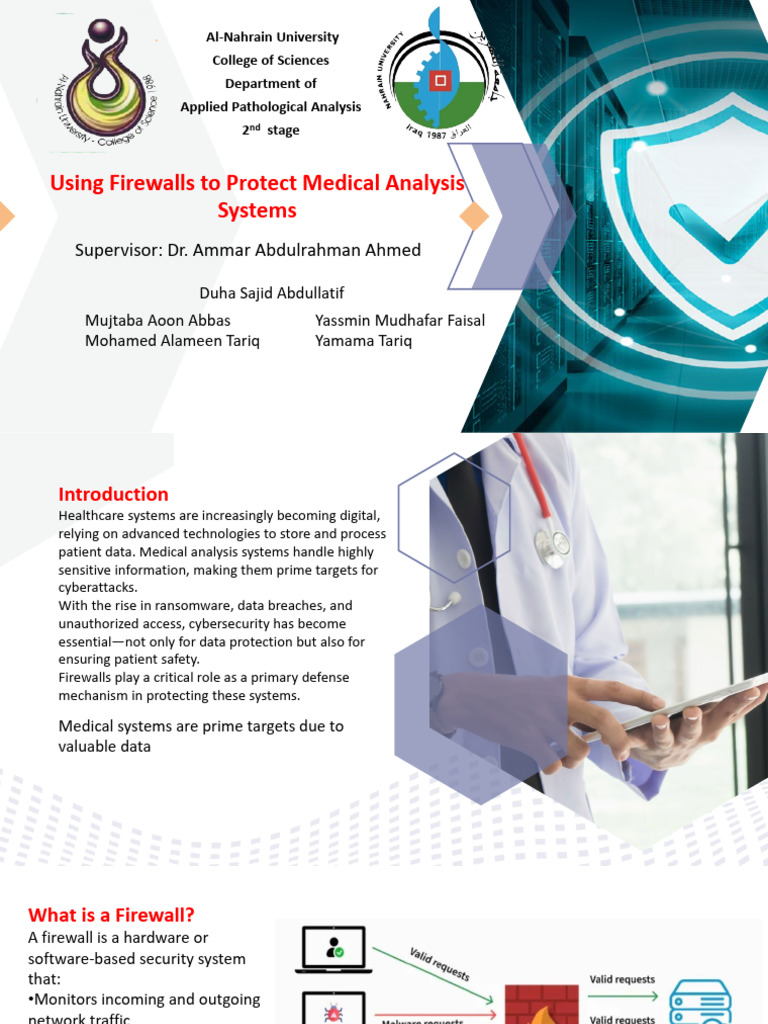 using firewall to protect medical analysis syatem | PDF | Firewall ...