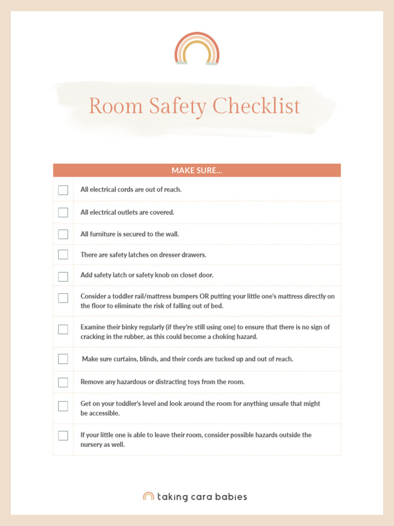 Room Safety Checklist | PDF