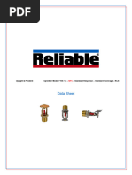 Reliable Model G Sprinkler Catalogue | PDF | Fire Sprinkler System | Screw