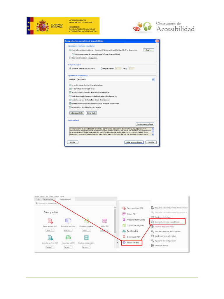 Guia_Accesibilidad_PDF_Adobe_Acrobat_9Pro_y_DC1 | PDF | Software ...