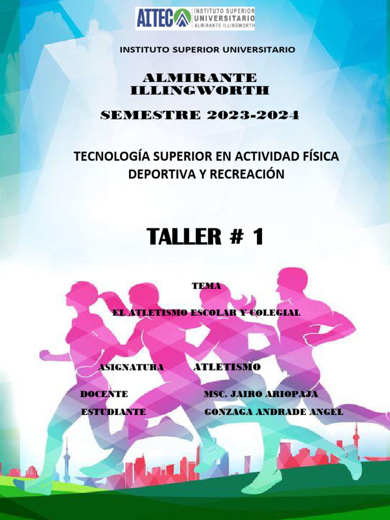 El Atletismo Escolar | PDF | Deporte del atletismo | Maestros