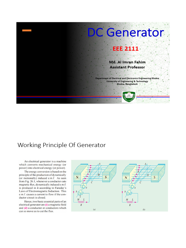 DC Generator | PDF