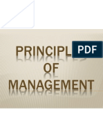 Principles of Management