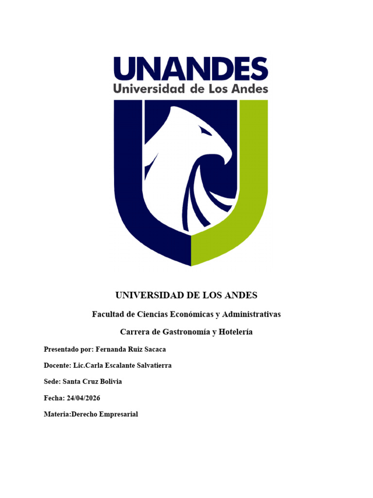 Universidad de Los Andes: Facultad de Ciencias Económicas y ...