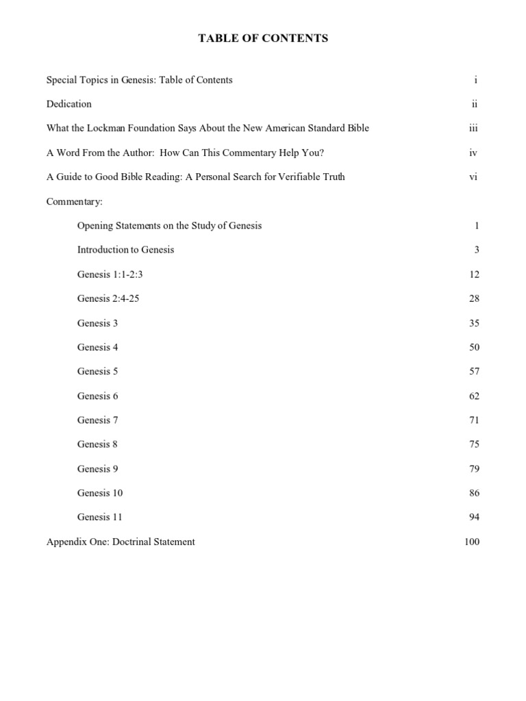 Bible Commentary On GENESIS Bob Utley | Download Free PDF | Torah ...