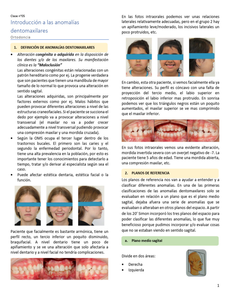 Clase 5 - Ortodoncia | PDF | Ortodoncia | Ramas de Odontología