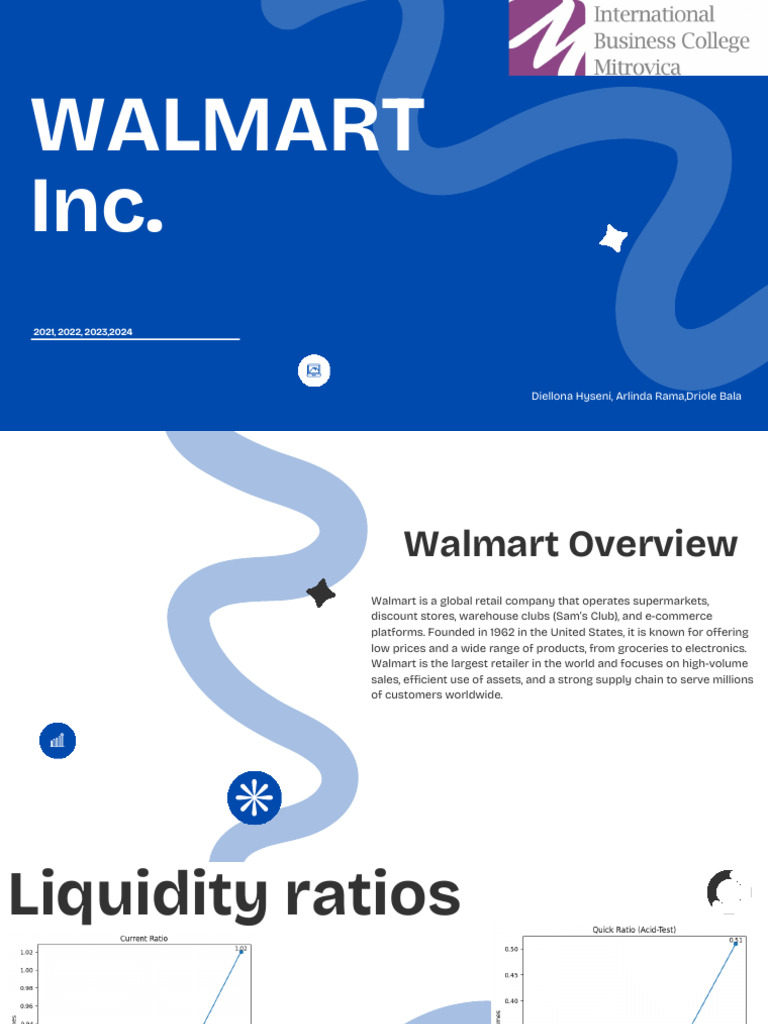 Walmart Financial Statement Presentation | PDF