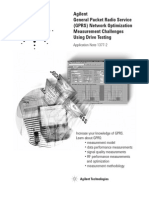 Agilent General Packet Radio Service (GPRS) Network Optimization Measurement Challenges Using Drive Testing