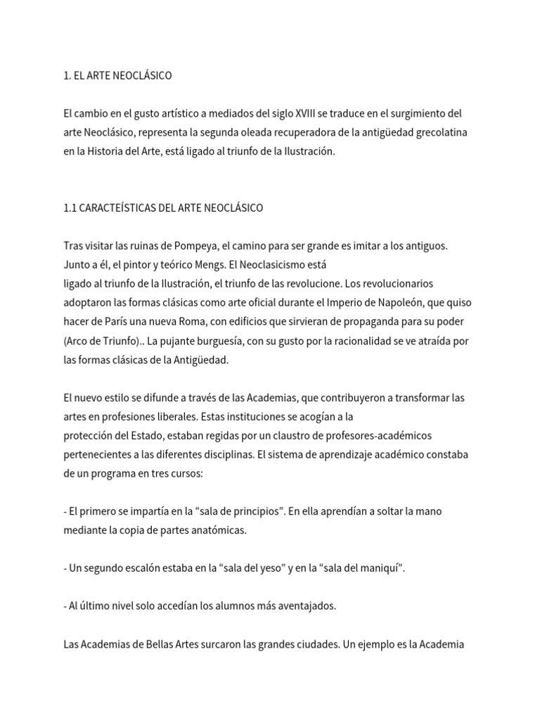 El Arte en El Siglo Xix (2) | PDF | Impresionismo | Francisco Goya