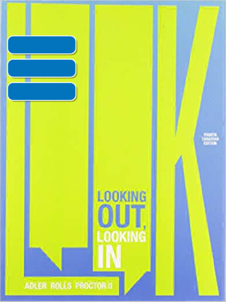 LOOK: Looking Out, Looking In 4th Edition Ebook | PDF