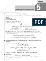 (Química 2º Bachillerato) Ejercicios + Soluciones: Equilibrio Químico y Cinética Química