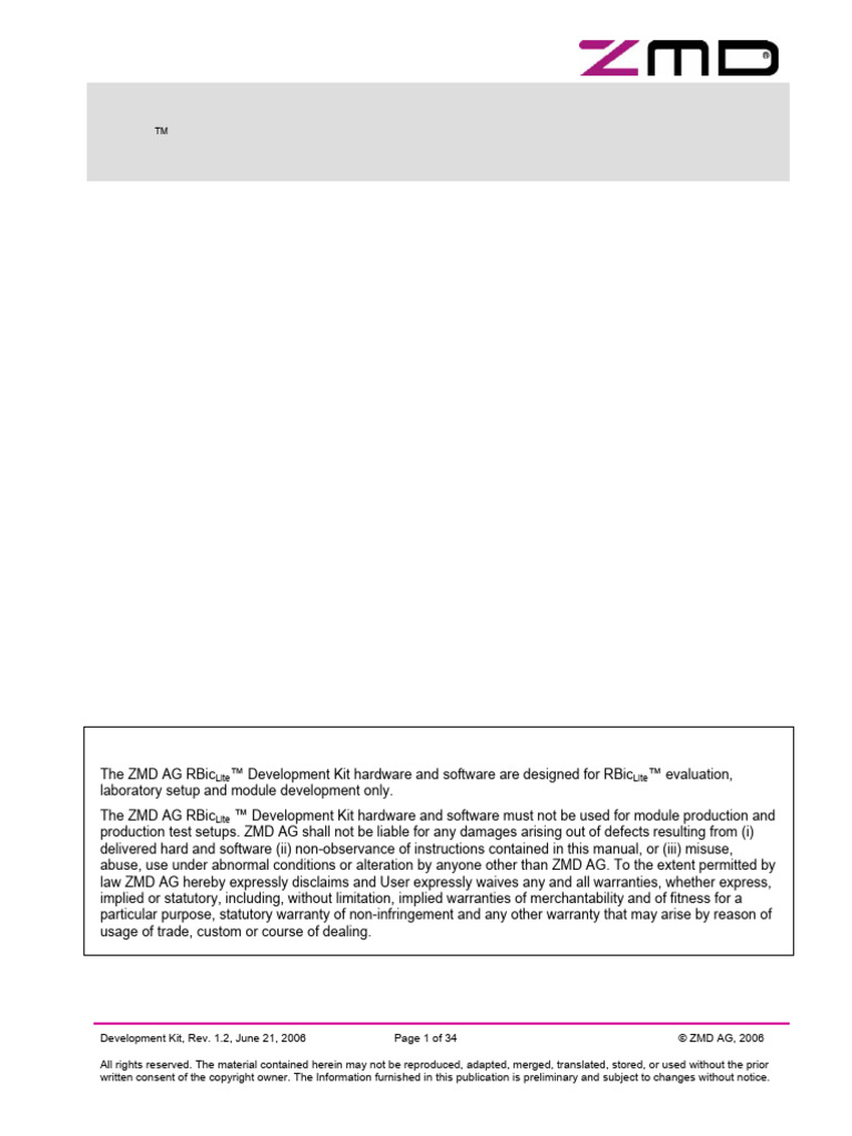 RBic Lite Development Kit Rev1.2 | PDF | Analog To Digital Converter ...