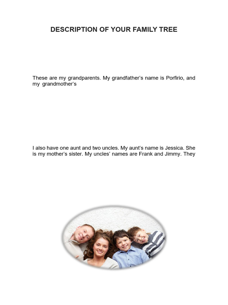 Description of Your Family Tree | PDF