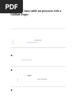 Subir Proyecto HTML a GitHub Fácilmente | PDF | HTML | Ingeniería de ...