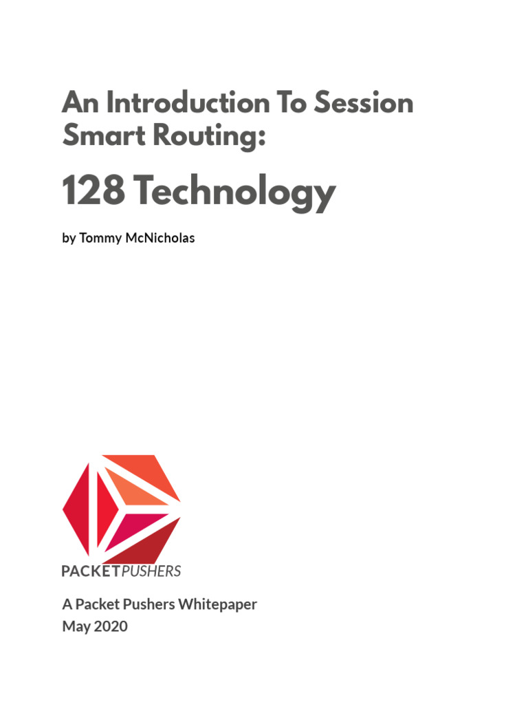 An Introduction to Session Smart Routing | PDF | Computer Network ...
