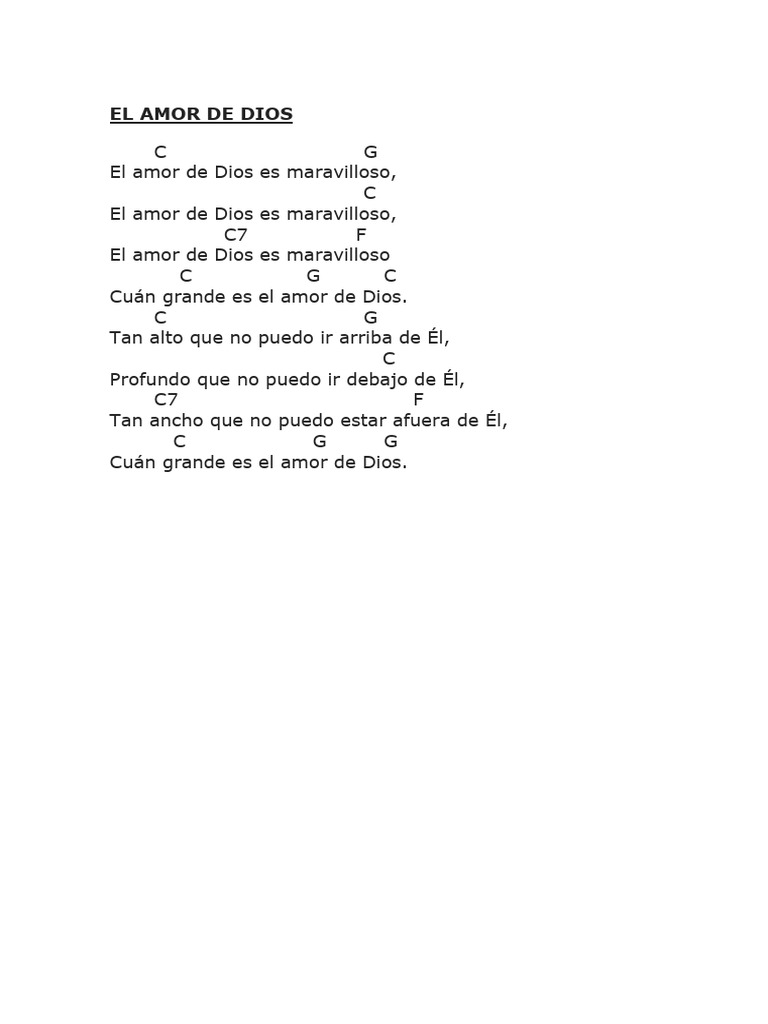 EL AMOR DE DIOS | PDF