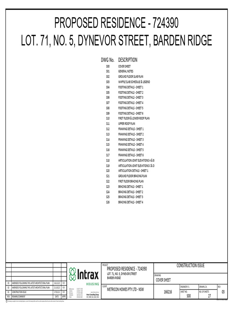 DA220531 Revised 2 Structural Engineering Plans 2023 01 12 - [A8627141 ...