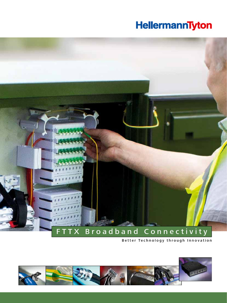 Brochure Fttx | PDF | Fiber Optic Communication | Fiber To The X